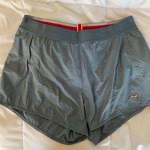 Tracksmith Session Speed shorts - light blue